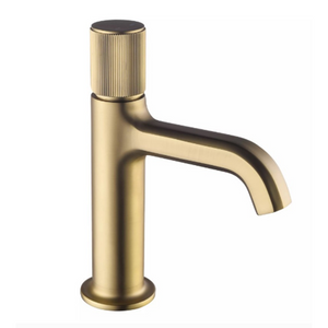 钛金方形设计水槽龙头金色浴室水龙头面盆水龙头