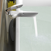 浴室水龙头制造商白色黄铜水槽搅拌机甲板安装的盆地水龙头